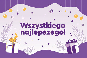 tło kartka  wszystkiego najlepszego