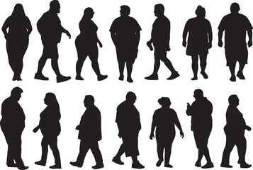 Minimalist silhouette of a sitting dog isolated on white background, Vector, illustration