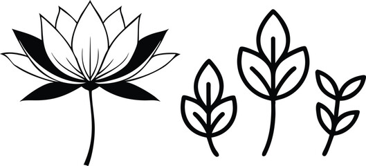 Fototapeta premium Minimalist icon representing a vector file for digital design projects