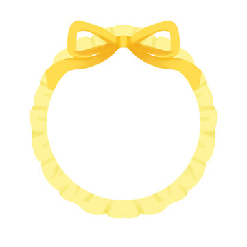 Yellow ruffle with yellow 