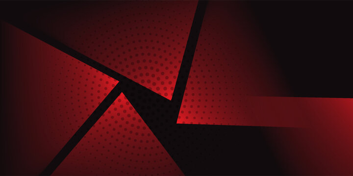 Modern red polygon elegant background vector illustration, banner business product present abstract