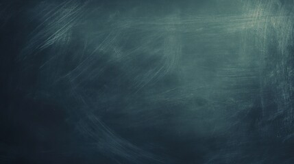 Dark teal background with subtle, textured marks