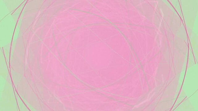 Abstract Geometric Shapes Transitioning Colors.