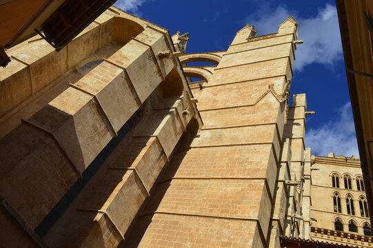 Arquitetura da Catedral de Mallorca na Espanha