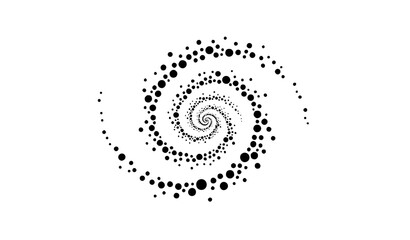 Galaxy Dot Icon Black & Blue Vector Illustration