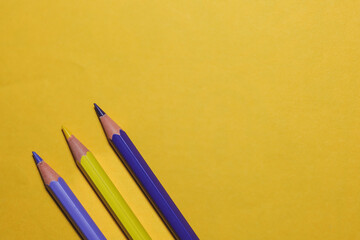 Yellow and Purple Complementary Color Concept