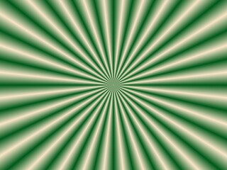 Obraz premium Captivating abstract background features a vibrant radial gradient design, blending refreshing shades of green with soft, creamy beige lines emanating from a central point