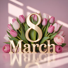 happy birthday card with pink roses