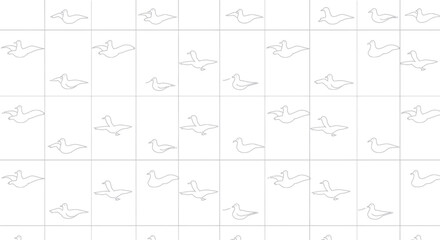 Dolphins Pattern Minimalist Simple Design Element.