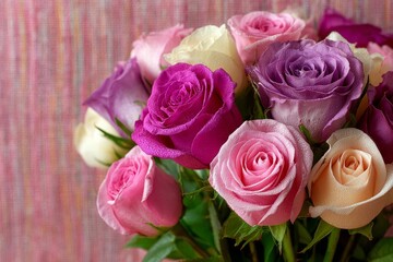 Natural fresh flowers pattern wallpaper.