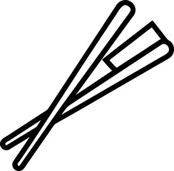 Chopsticks icon vector an white background.jpg
