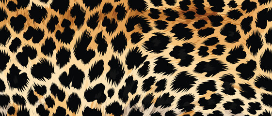 A close-up animal wildlife skin pattern fur camouflage background illustration for graphic design projects featuring animals in their natural habitat © Merisca