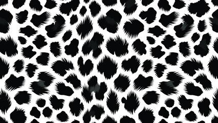 Animal wildlife skin pattern fur camouflage background illustration featuring leopard jaguar cheetah spots texture design for fashion © Merisca