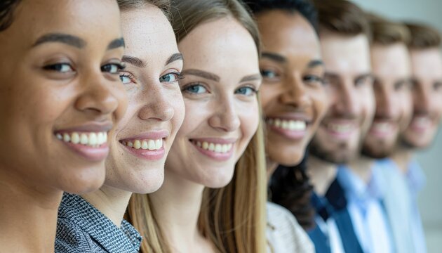 Concept of diversity and inclusion for corporate websites, HR presentations, employer branding and marketing banners