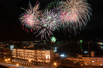 北海道小樽の花火大会（2025年夏）
