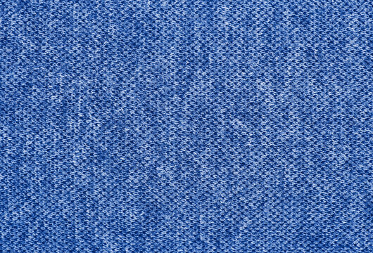 Blue wool fabric background