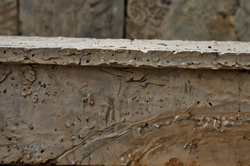 Rough architectural slab close-up