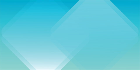 Obraz premium urquoise Geometric Abstract Background With Soft Gradient Shapes For Modern Clean Presentation Design eps10