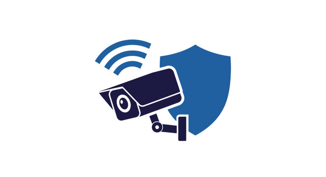 Security camera with shield protection.