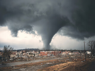 Natural Disaster and Climate Change Concept.