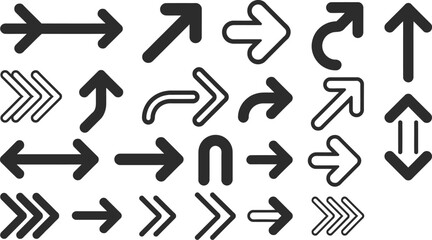 Arrow icon set