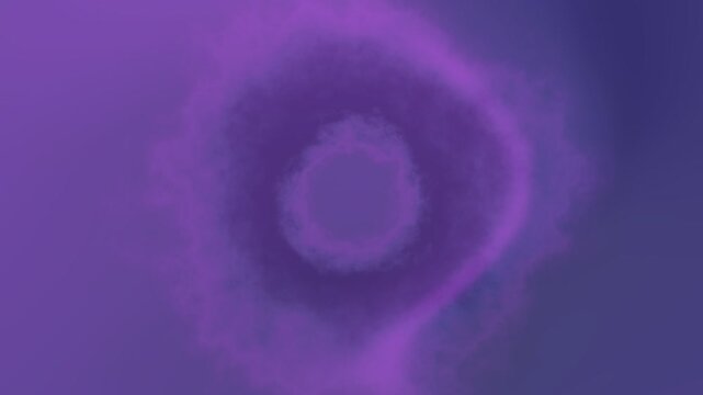 Observing a radiant circular halo of light within a deep‑purple gradient landscape, captured as an illustration from a centered viewpoint