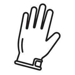 Obraz premium medical gloves vector illustration for protection and healthcare safety.