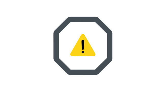 Warning Sign Exclamation Mark Symbol.