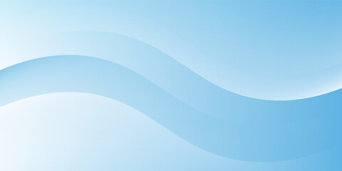 Obraz premium blue color background abstract wave art vector.