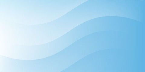 Obraz premium blue color background abstract wave art vector.