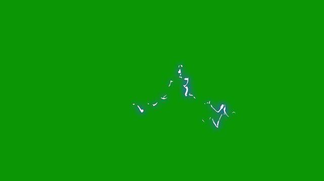 Dynamic electric energy reveal motion graphics with lightning power strikes, blue thunder flash storm animation, glowing energy sparks and comic style explosion fx overlay, gaming and cinematic vfx.