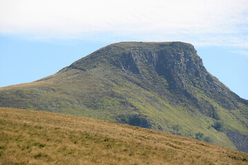 Fototapeta premium mountain (ordanche crag) in auvergne in france 