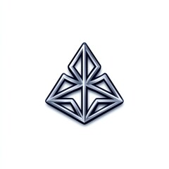 Obraz premium Modern geometric shape in dynamic design style.