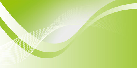 Vector abstract light nature green yellow white gradation  light gold gradient background lines wave elegant