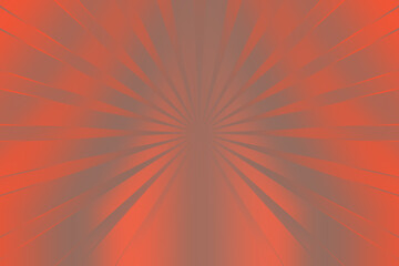 Obraz premium Illustration of orange radial burst abstract background