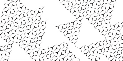 Ornament with elements of black and white colors. © Asmai