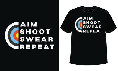 Archery Humor Hobby T-Shirt Design