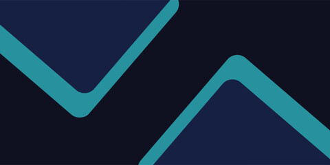 Naklejka premium Blue abstract gradient shapes background. Vector illustration