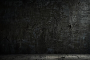 Dark concrete wall with subtle cracks and stains