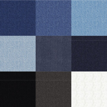 Seamless Realistic Denim Texture Pattern Fills for Adobe Illustrator &ndash; Multiple Washes