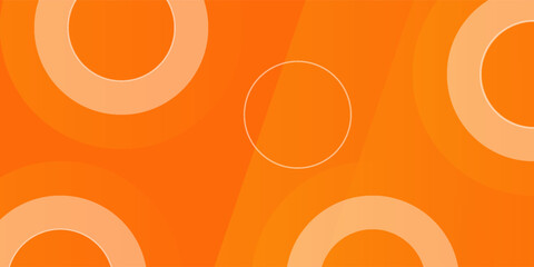 Abstract orange background with circles. Vector illustration. modern. eps10