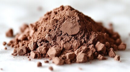 Pile of dark brown cocoa powder (1)