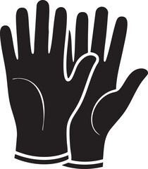 Obraz premium Hand gloves icon