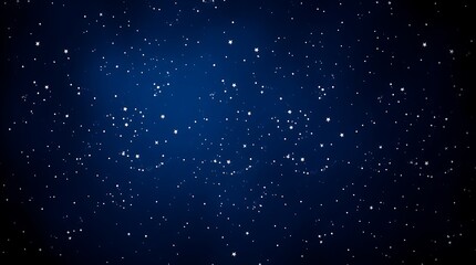 Deep Midnight Starfield &ndash; Cosmic Dark Background