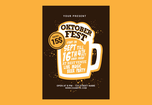 Oktoberfest Flyer Template