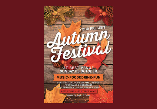 Autumn Festival Flyer