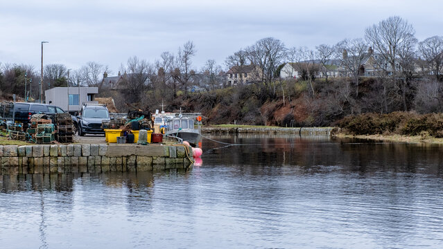 Brora Harbour in the Highlands