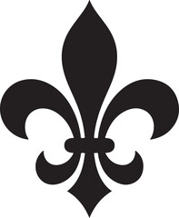 fleur de lis - ornament icon vector design template © Ranaart
