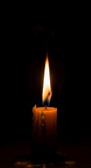 Candlelight in the Darkness - A Beacon of Hope and Warmth.