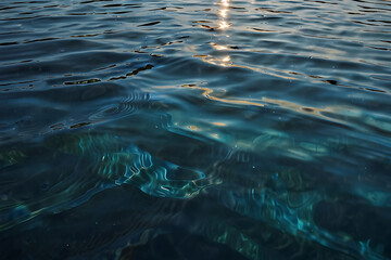 Clear water ripple background